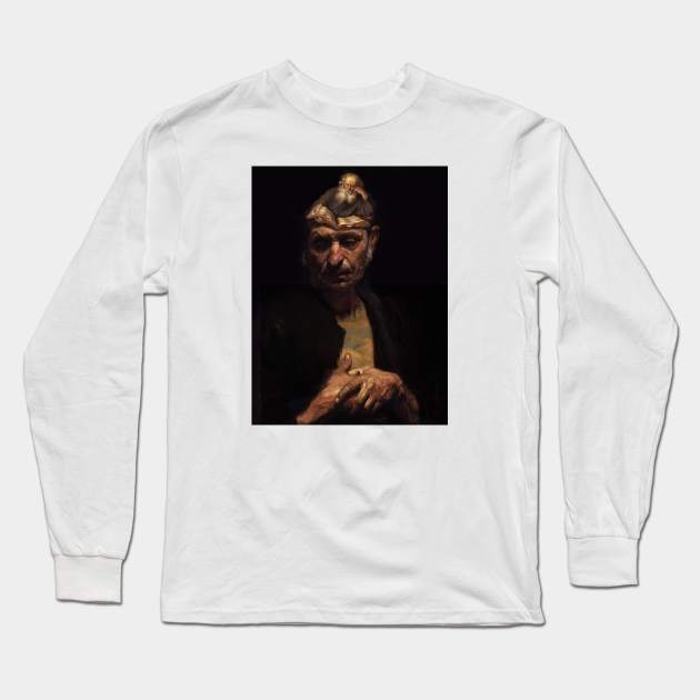 The thinking mind Long Sleeve T-Shirt by Andrei Stan